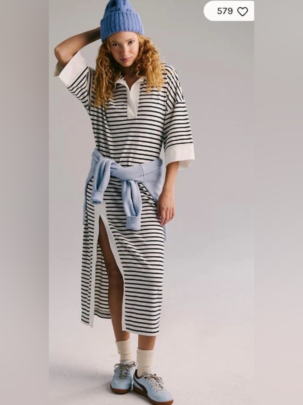 Free People Jackson Rugby Polo Dress